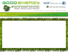 Tablet Screenshot of goodenergy.co.nz