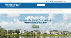 Desktop Screenshot of goodenergy.com